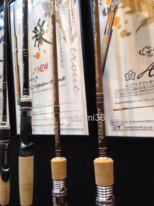 山鳟专属 2014 Taper&dshape glassway NEW Japan trout 鳟鱼竿_1