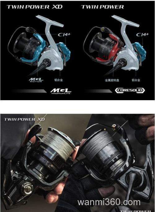 灵活与力量兼具 SHIMANO 2025 TWIN POWER XD 海水纺车轮_2