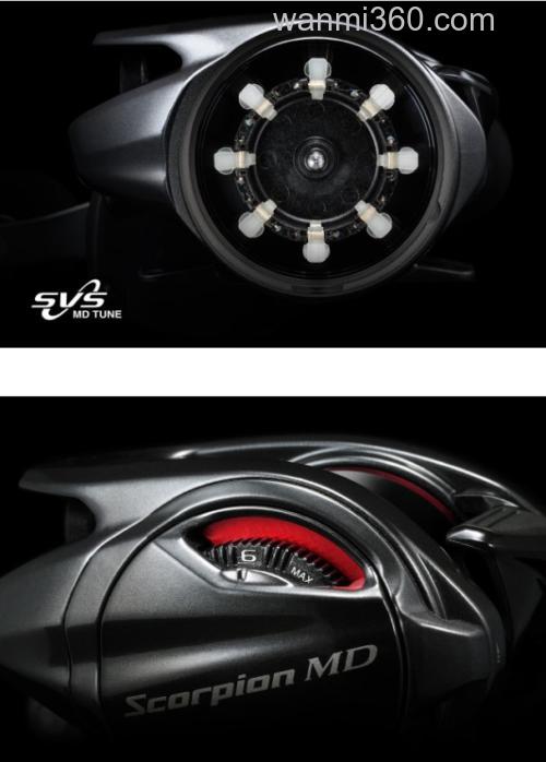 强劲有力！SHIMANO 2025 SCORPION MD 300 水滴轮_3