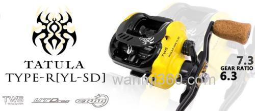 黄色限定款DAIWA TATULA Type-R 100HL YL-SD 水滴轮_0