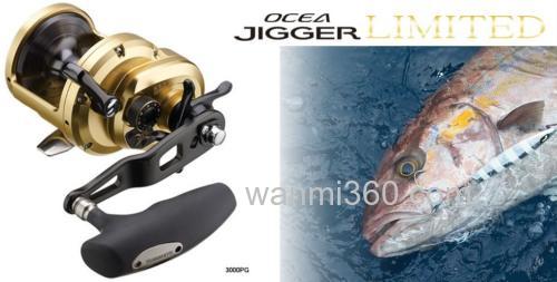 土豪金?新SHIMANO OCEA JIGGER limited 铁板路亚鼓轮_0