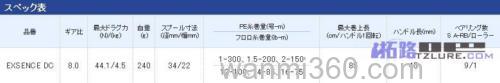 海鲈卷轴 shimano EXSENCE DC 水滴轮_2