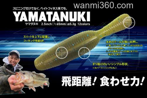 万能型 Yamamoto 2.5″YAMATANUKI 软虫_0