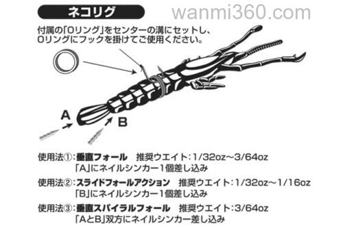 拟真诱惑 Jackall NEKOSHRIMP 斑节虾_3