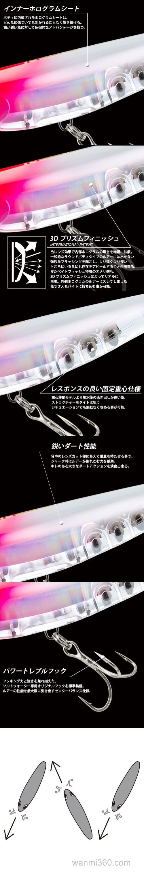 声音冲击波 DUEL 3D INSHORE® PENCIL (F) 水面铅笔_1