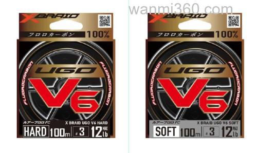 软硬兼施 XBRAID UGO V6 HARD/SOFT 氟碳线_0