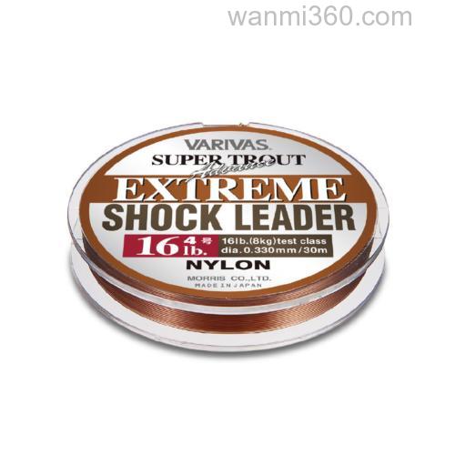 柔韧与强度兼备 VARIVAS EXTREME SHOCK LEADER 鳟钓尼龙线减震前导线_1