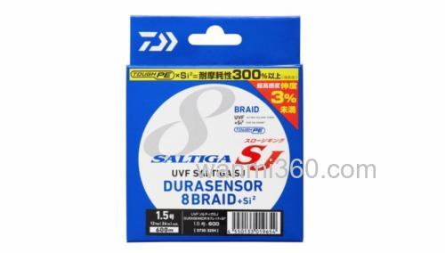 高耐高感度 DAIWA UVF SALTIGA DURA SENSOR×8+Si2 慢摇铁板用PE线_0