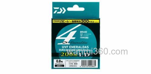 耐磨性UP！DAIWA UVF EMERALDAS DURASENSOR×4 LD +Si2 鱿鱼用PE线_0