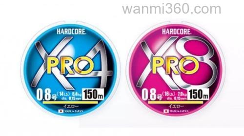 操作性耐磨性UP!DUEL HARDCORE X4 PRO/HARDCORE X8 PRO PE线_0