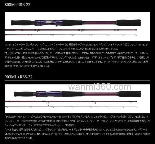 钓者即自由 DAIWA 2022 HEARTLAND LIBERALIST 泛用竿_3