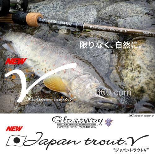 自如操控 TAPER & SHAPE 2021 Japan Trout V 鳟鱼竿_0