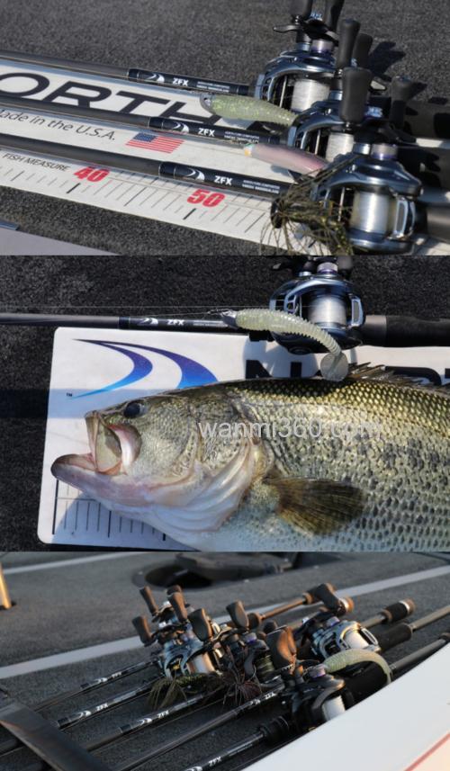 简洁高效款式 NORTH FORK ZFX JIG&WORM专用竿_1