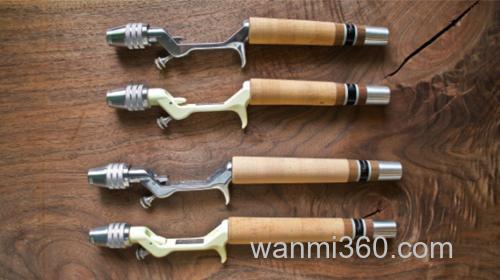 玩物 Tsunami lures Fishbone Rod Handle 2017 复古竿柄_3