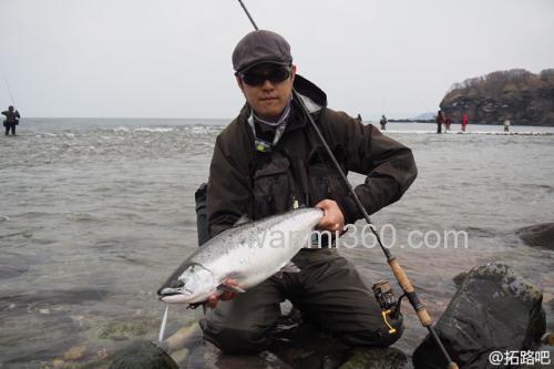 大鲑应对 AbuGarcia Salty Style Northern Custom 大鳟鱼竿_3