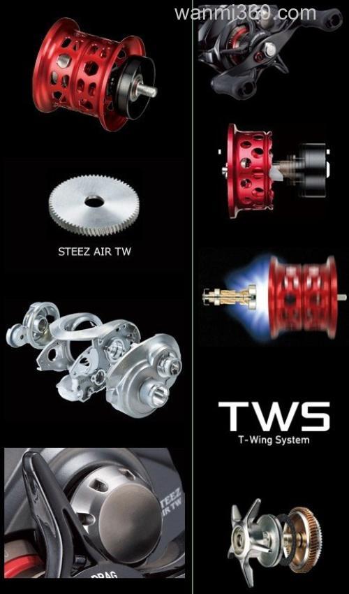 旗舰精细小卷 DAIWA STEEZ AIR TW 水滴轮_3