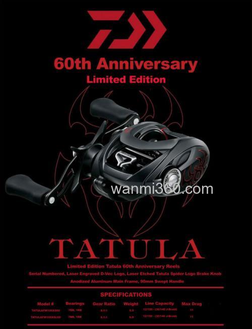60周年记 19 DAIWA TATULA 60th Limited 水滴轮/BASS竿_1