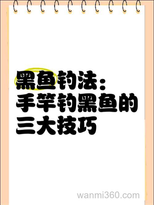 手竿钓黑鱼技巧大汇总~