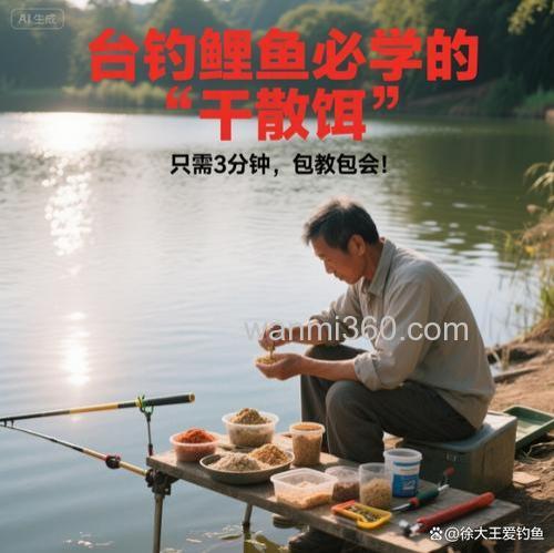 台钓雾化技巧详解:怎么控制饵料雾化,用什么饵料效果好