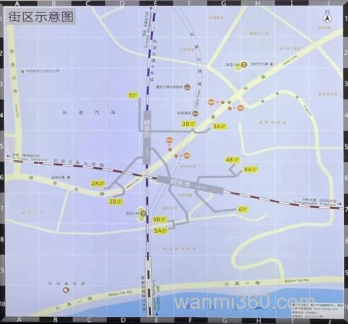 10号线鲤鱼池地铁站出站后可以步行到嘉陵江边去吗?怎样走?